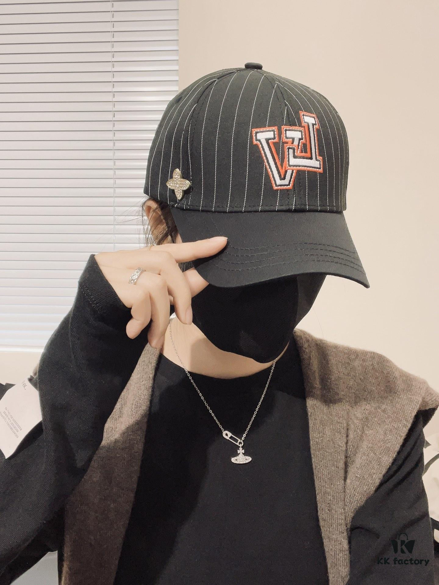 692fad3699f2d84055c8675c Louis Vuitton LV Embroidered Baseball Cap, New Arrival from Official Counter, Unisex Sun Hat, Fisherman Cap, Knit Cap