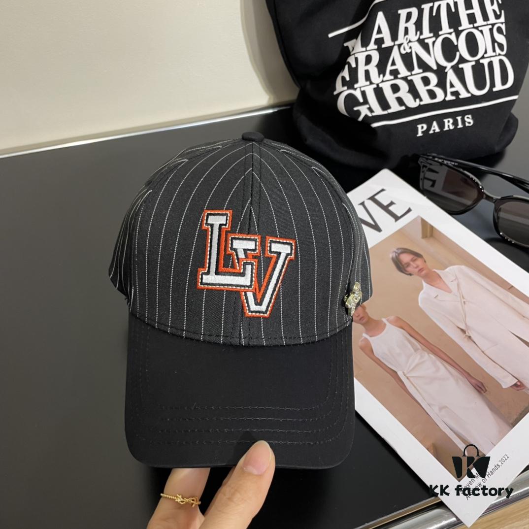 692fad3999f2d84055c86760 Louis Vuitton LV Embroidered Baseball Cap, New Arrival from Official Counter, Unisex Sun Hat, Fisherman Cap, Knit Cap