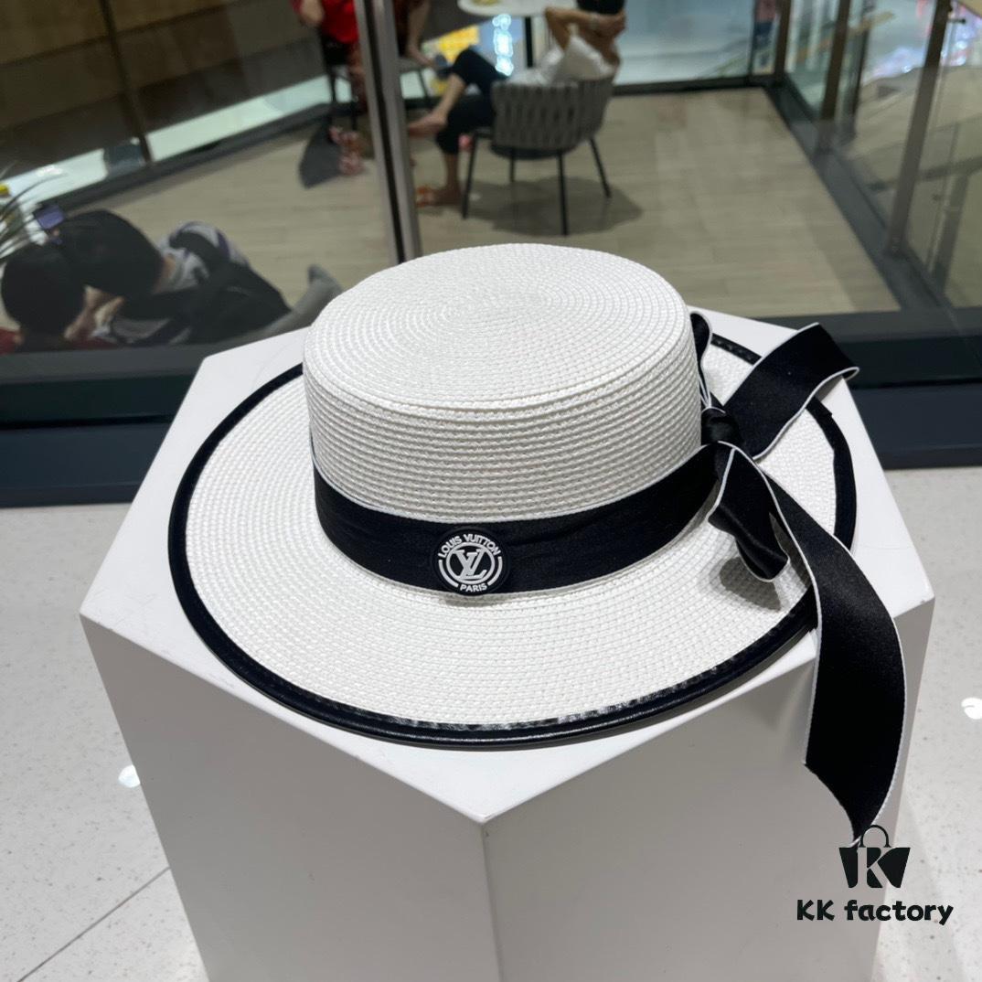 692fad7199f2d84055c867c8 2023 New LV Straw Classic Popular Bucket Hat, Fashionable and Elegant, Simple and Versatile