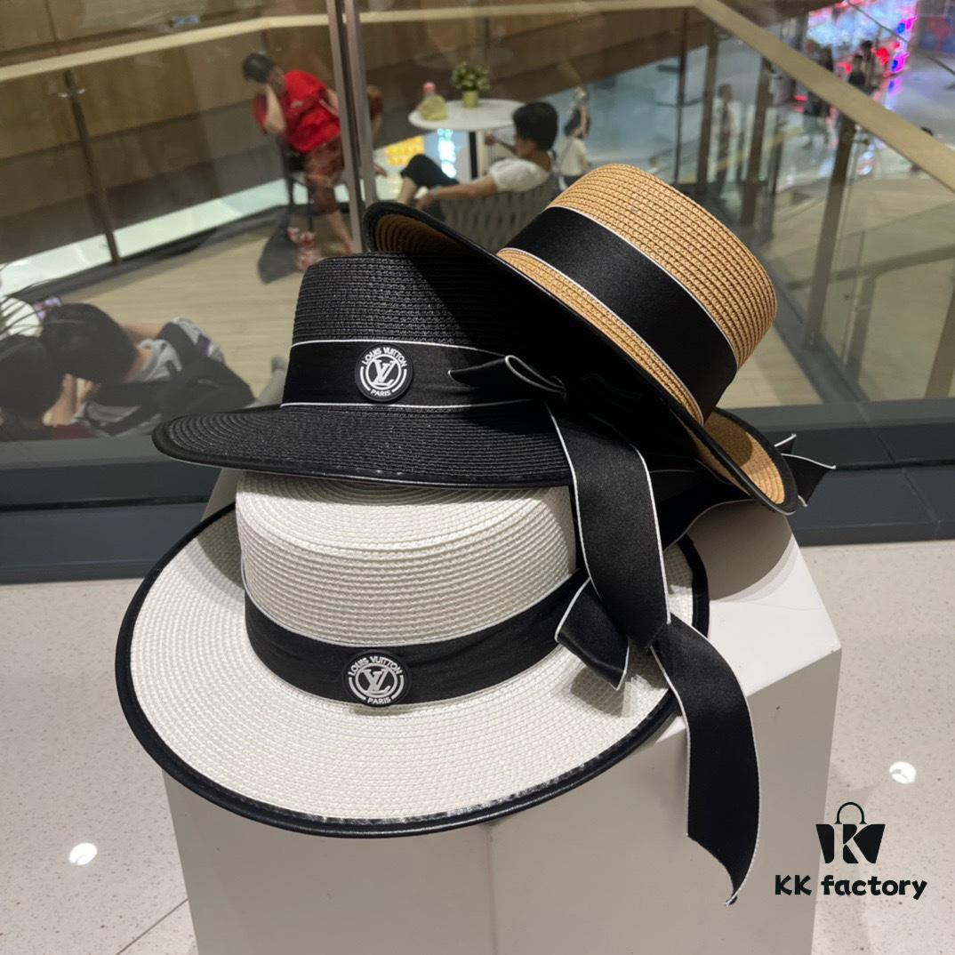 692fad7299f2d84055c867ca 2023 New LV Straw Classic Popular Bucket Hat, Fashionable and Elegant, Simple and Versatile