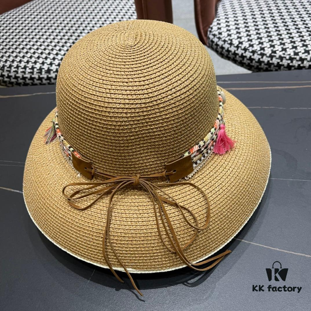 692fad8499f2d84055c867ea LV Louis Vuitton 2024 New Sun Straw Hat 😍 Beach Style, Simple and Elegant Design, Stylish New Silhouette, Must-Have for Outings