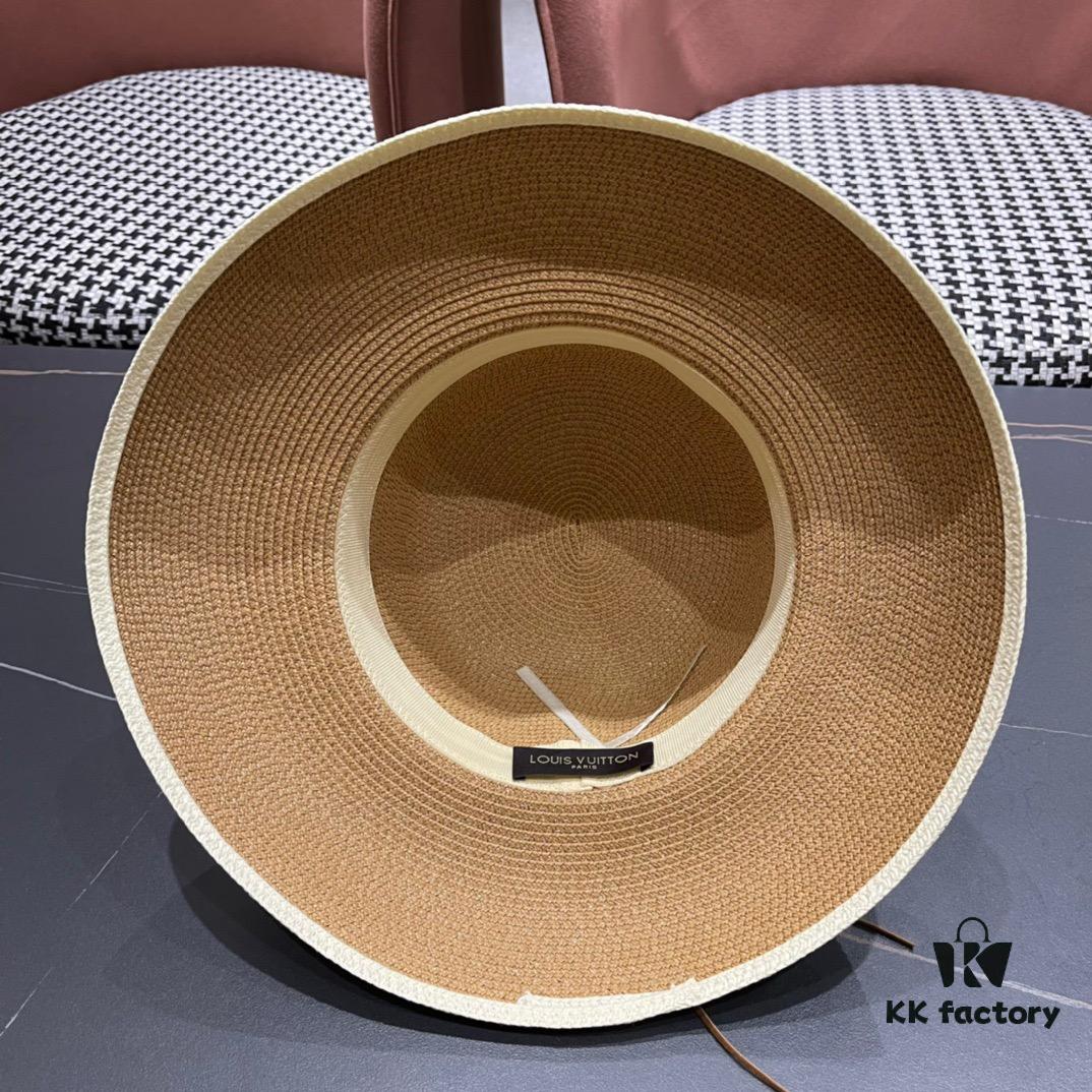 692fad8999f2d84055c867f2 LV Louis Vuitton 2024 New Sun Straw Hat 😍 Beach Style, Simple and Elegant Design, Stylish New Silhouette, Must-Have for Outings
