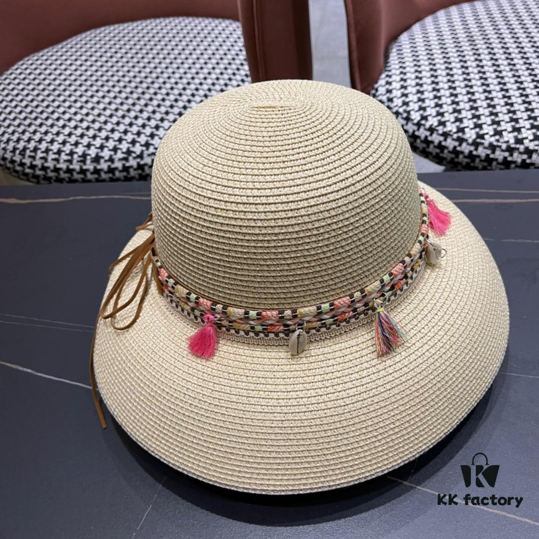 692fad8c99f2d84055c867f5 LV Louis Vuitton 2024 New Sun Protection Straw Hat 😍 Beach Style, Simple and Elegant, Trendy Silhouette, Must-Have for Outings