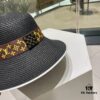 692fad9899f2d84055c86809 2023 New LV Straw Classic Popular Bucket Hat, Fashionable and Elegant, Simple and Versatile