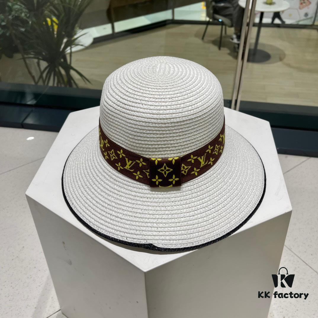 692fad9b99f2d84055c8680e 2023 New LV Woven Classic Popular Bucket Hat, Straw Hat, Dress Hat – Simple and Elegant, Versatile Accessory