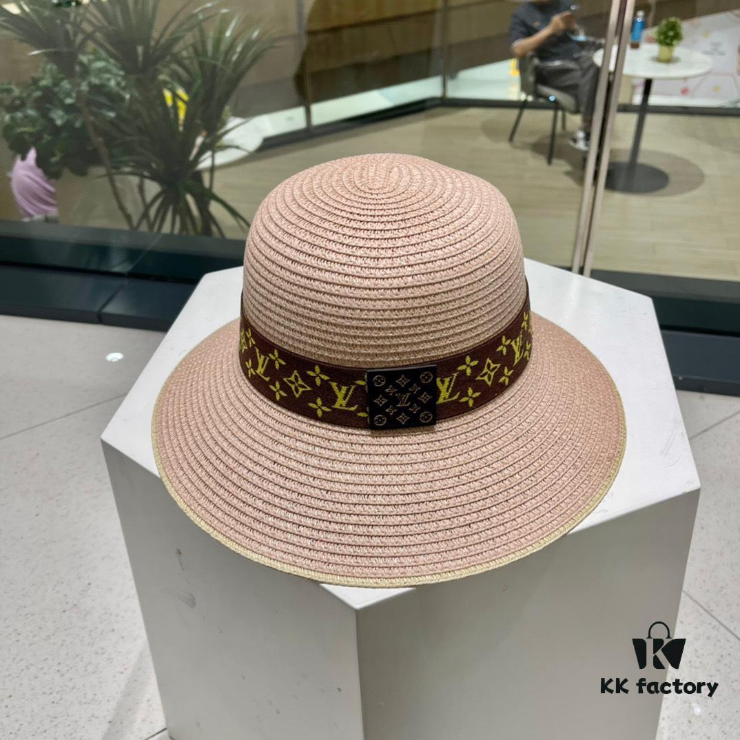 692fada399f2d84055c8681a 2023 New LV Woven Classic Best-Selling Bucket Hat, Straw Hat, Dress Hat – Simple and Elegant, Versatile Accessory