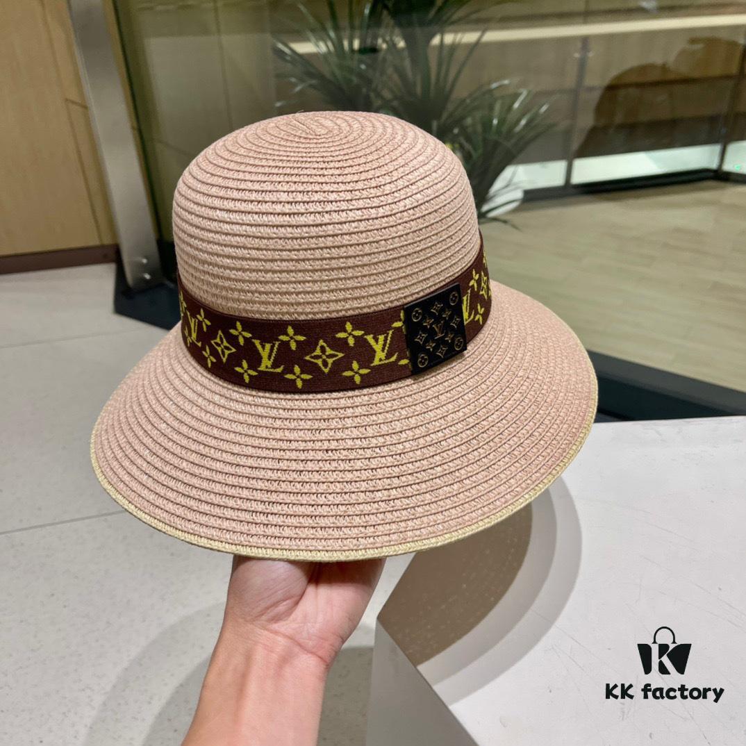 692fada399f2d84055c8681c 2023 New LV Woven Classic Best-Selling Bucket Hat, Straw Hat, Dress Hat – Simple and Elegant, Versatile Accessory