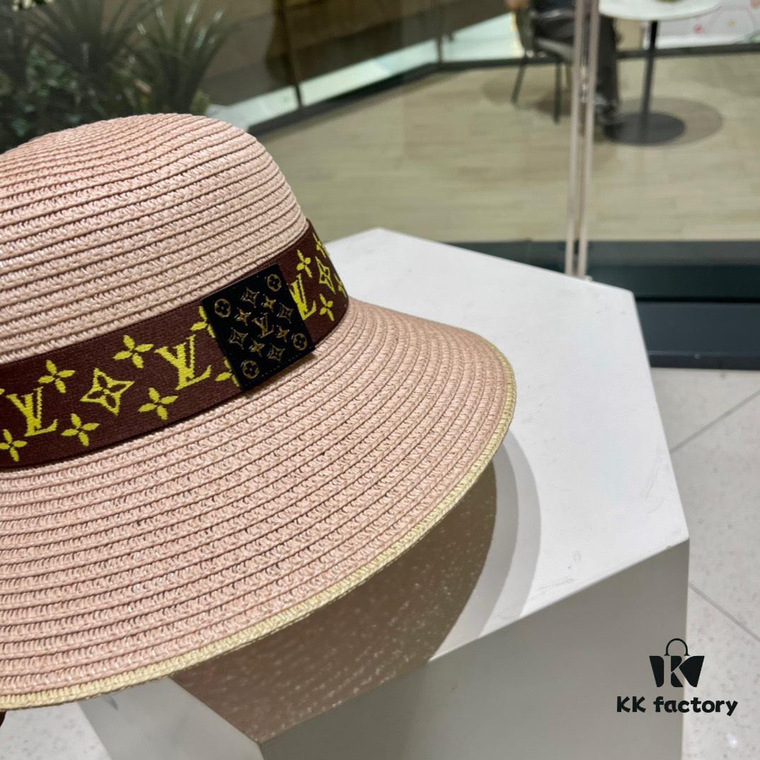 692fada499f2d84055c8681d 2023 New LV Woven Classic Best-Selling Bucket Hat, Straw Hat, Dress Hat – Simple and Elegant, Versatile Accessory