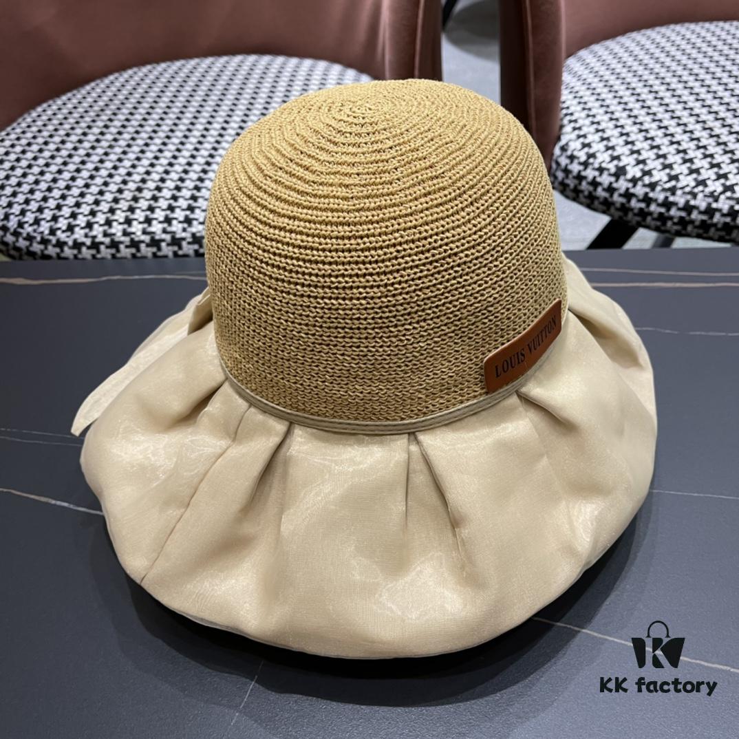 LV Louis Vuitton Bucket Hat, Must-Have for Outings, Slimming Face Appearance