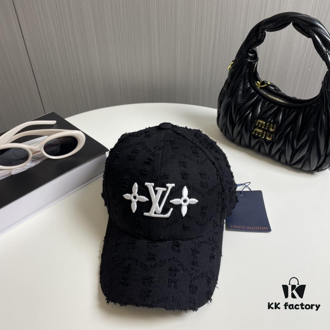 692fae7199f2d84055c86980 LV Louis Vuitton Original Embroidered Baseball Cap
