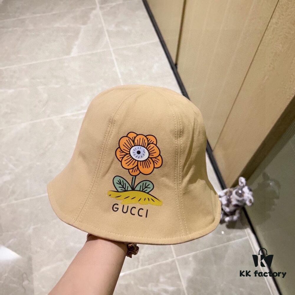 692fae7999f2d84055c86990 Gucci 2024 New Spring/Summer Dome Flower Popular Bucket Hat