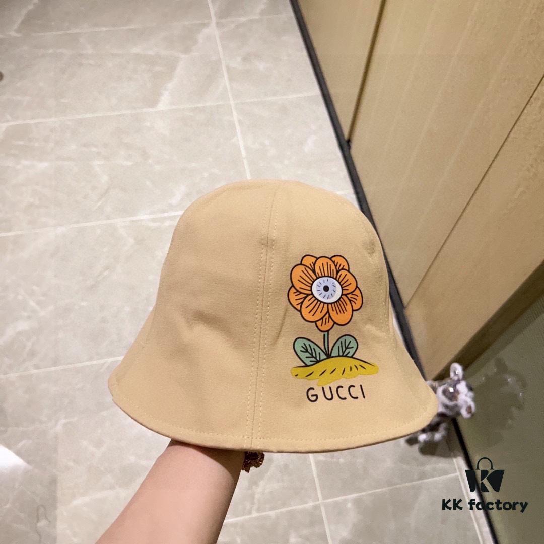 692fae7a99f2d84055c86992 Gucci 2024 New Spring/Summer Dome Flower Popular Bucket Hat