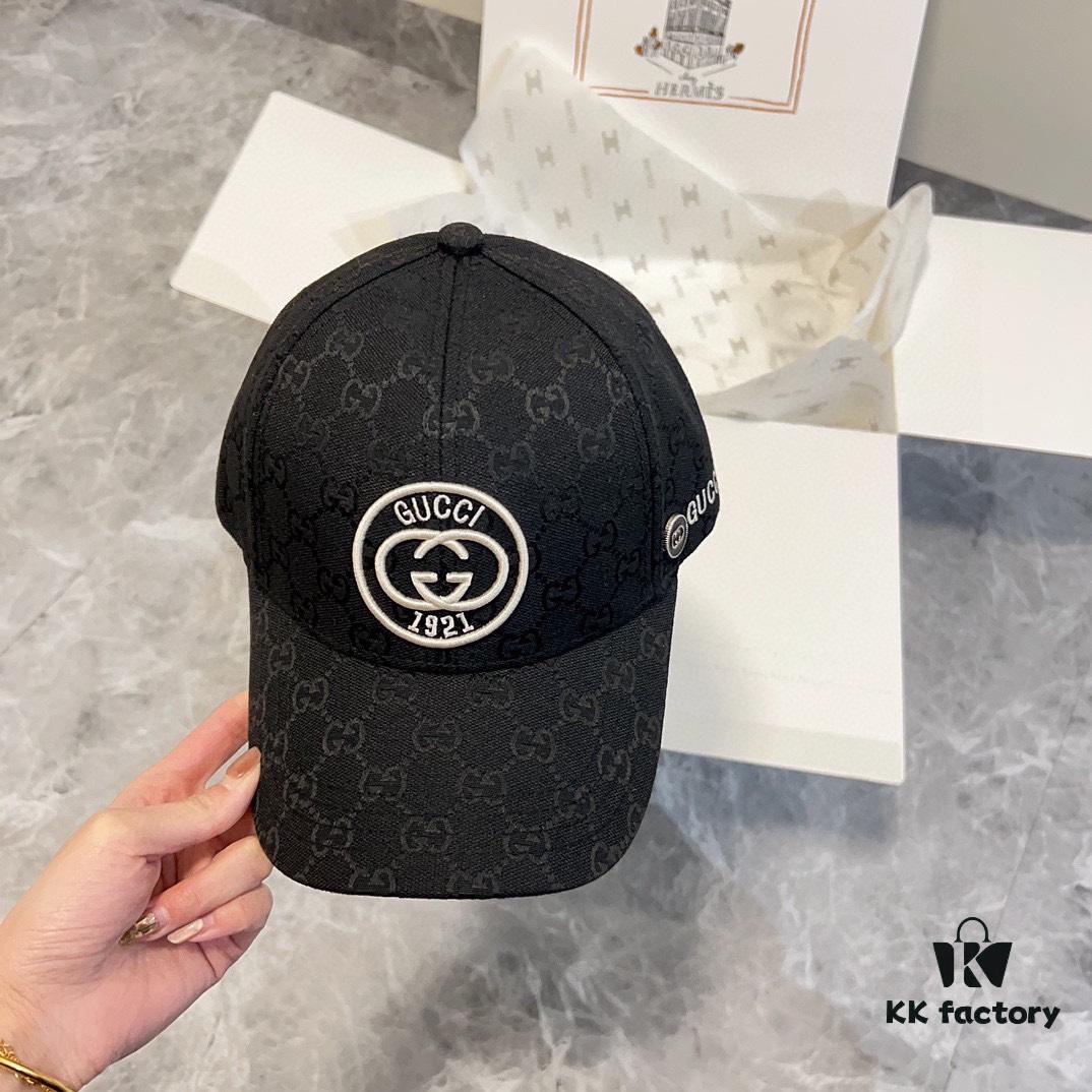 Special Price 💛 Comes with Dust Bag. [GUCCI] 2024 Spring/Summer New Heavy Embroidery Baseball Cap, Classic Counter Style Unisex Fisherman Cap Knit Hat