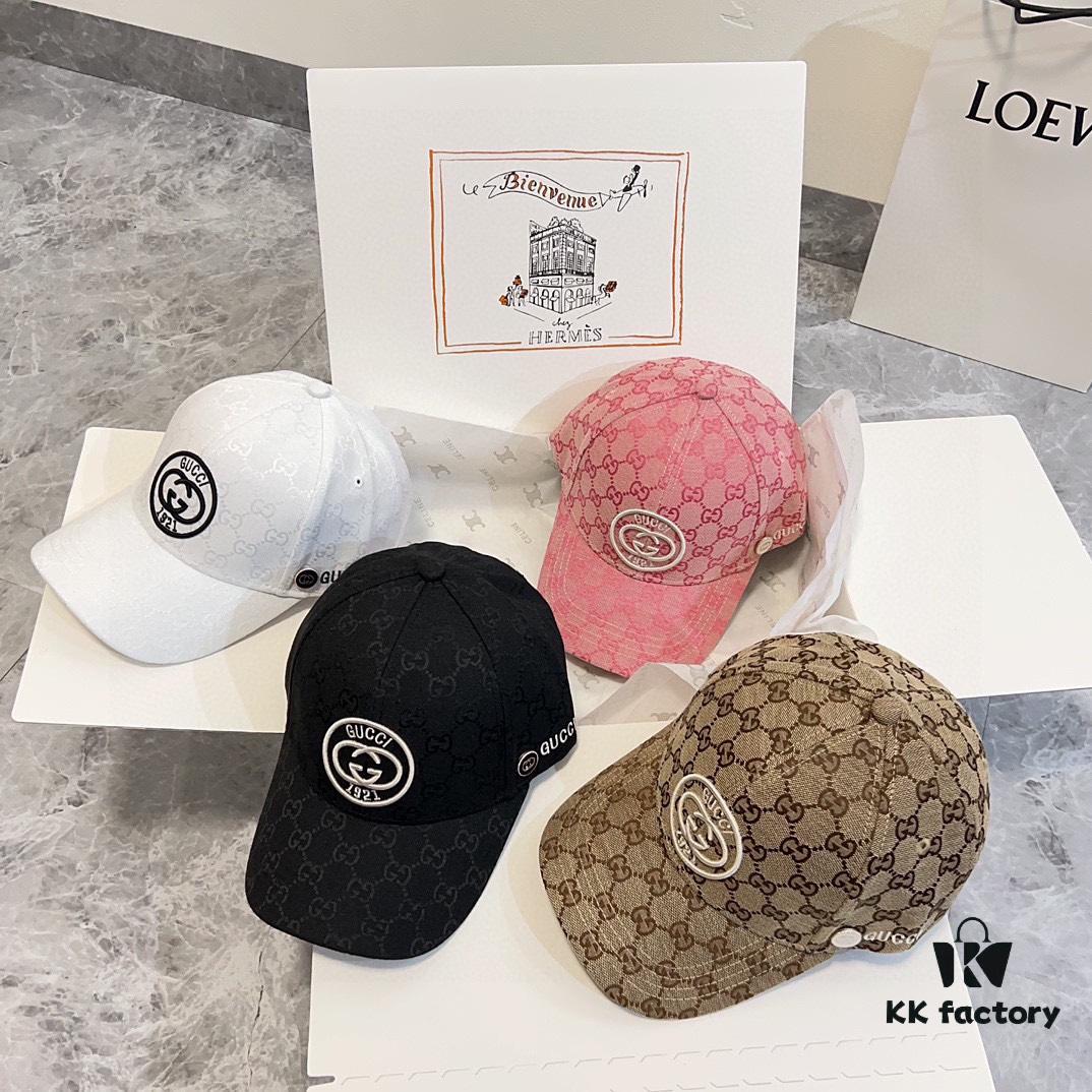 Special Price 💛 Comes with Dust Bag. [GUCCI] 2024 Spring/Summer New Arrival Heavy Embroidered Baseball Cap, Classic Counter Style Unisex Fisherman Cap Knit Hat