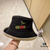 692fae9a99f2d84055c869e1 GUCCI x Dust Bag Included 2024 New Arrival Color-Block Candy-Tone Unisex Fisherman Hat