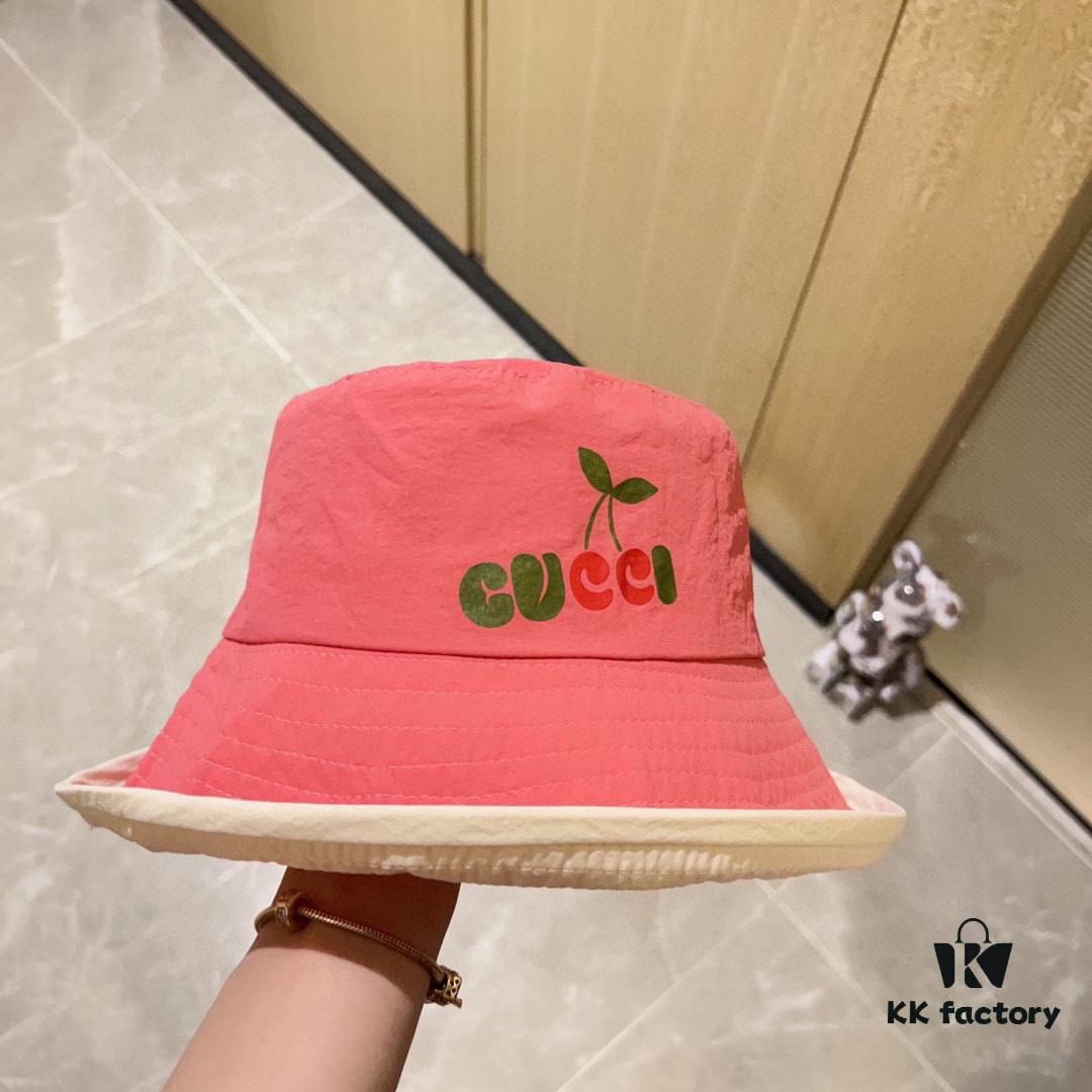 692fae9d99f2d84055c869e9 GUCCI Unisex 2024 New Arrival Multicolor Candy-Tone Adjustable Fisherman Hat with Dust Bag