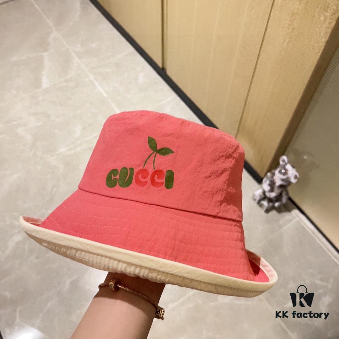 692fae9e99f2d84055c869ec GUCCI Unisex 2024 New Arrival Multicolor Candy-Tone Adjustable Fisherman Hat with Dust Bag