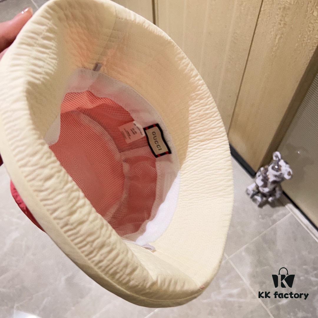 692fae9f99f2d84055c869ed GUCCI Unisex 2024 New Arrival Multicolor Candy-Tone Adjustable Fisherman Hat with Dust Bag