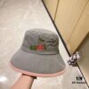 692faea099f2d84055c869ef GUCCI Unisex 2024 New Arrival Multicolor Candy-Tone Adjustable Fisherman Hat with Dust Bag