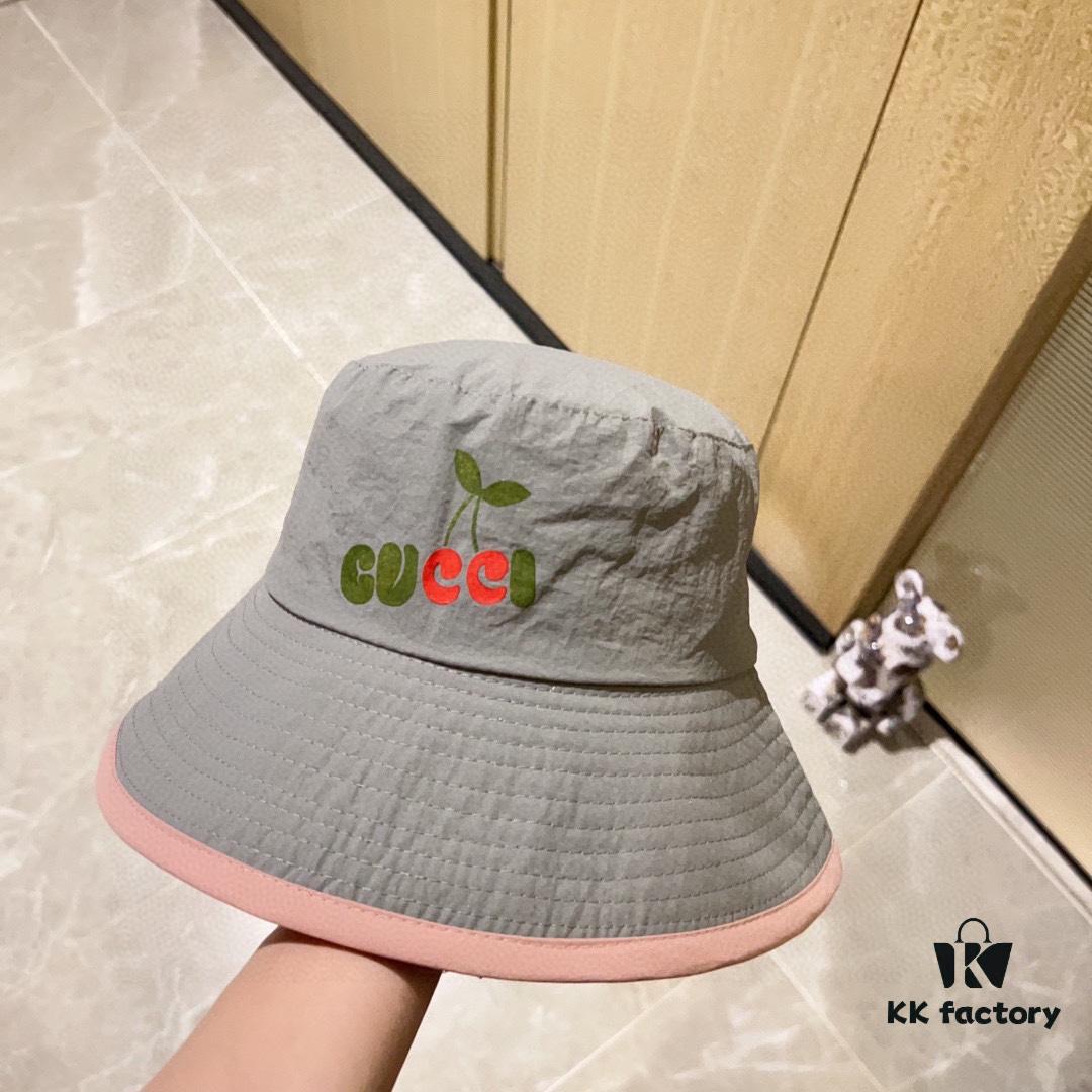 692faea299f2d84055c869f5 GUCCI Unisex 2024 New Arrival Multicolor Candy-Tone Adjustable Fisherman Hat with Dust Bag