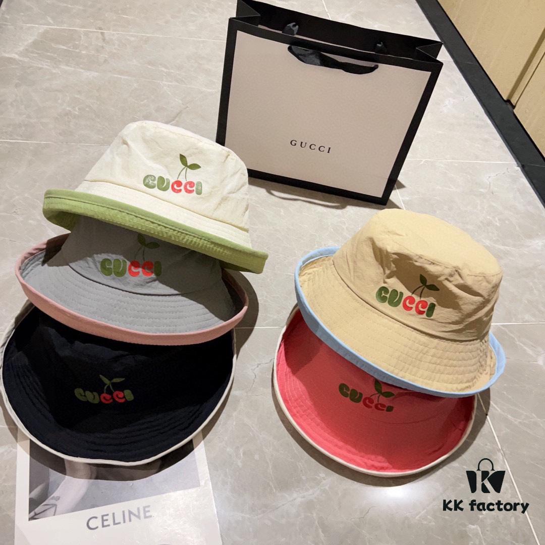 692faea499f2d84055c869f6 GUCCI Unisex 2024 New Arrival Multicolor Candy-Tone Adjustable Fisherman Hat with Dust Bag