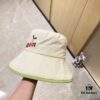 692faea599f2d84055c869fb GUCCI Unisex 2024 New Arrival Color-Block Candy-Tone Adjustable Fisherman Hat with Dust Bag