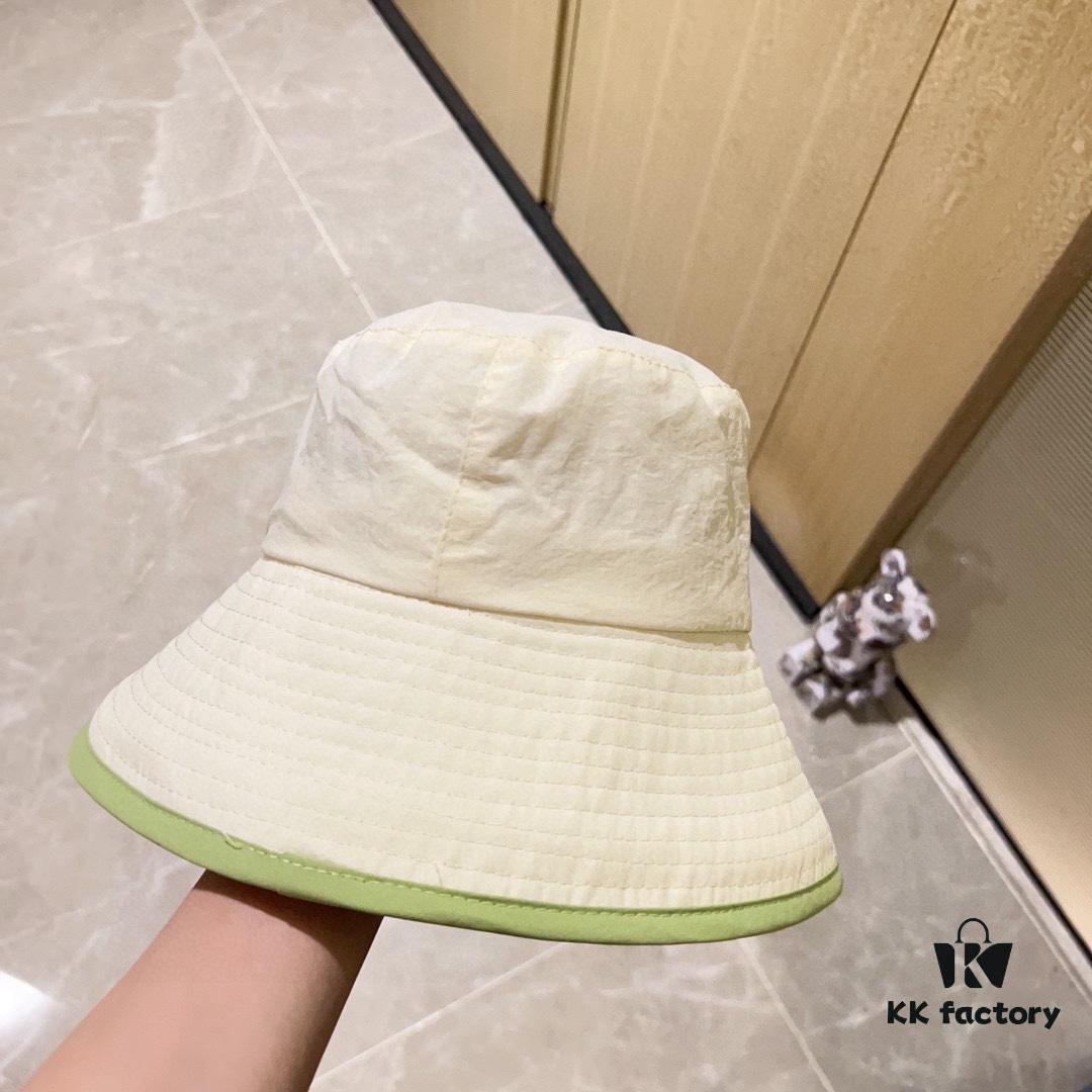 692faea599f2d84055c869fc GUCCI Unisex 2024 New Arrival Color-Block Candy-Tone Adjustable Fisherman Hat with Dust Bag