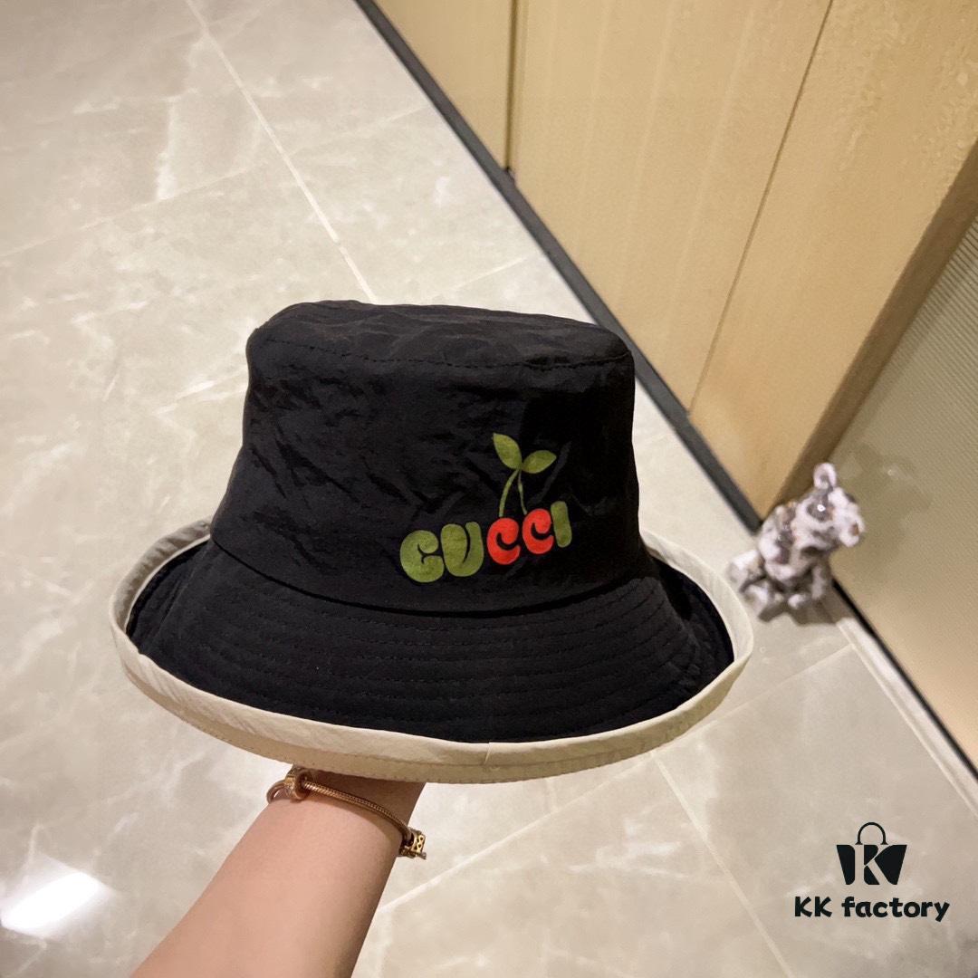 692faea699f2d84055c869fe GUCCI x Dust Bag Included 2024 New Arrival Color-Block Candy-Tone Unisex Fisherman Hat