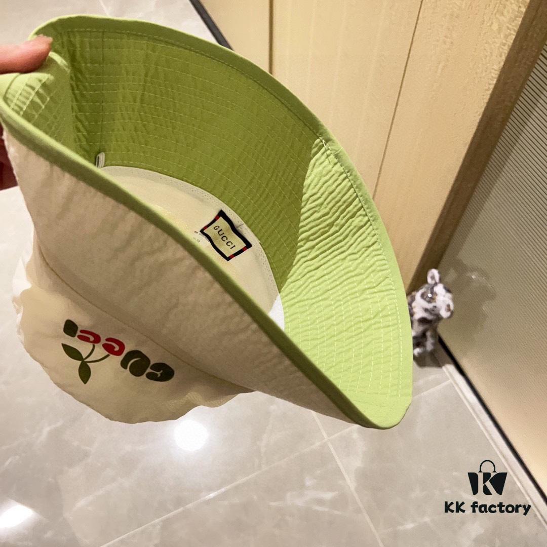 692faea799f2d84055c869ff GUCCI Unisex 2024 New Arrival Color-Block Candy-Tone Adjustable Fisherman Hat with Dust Bag