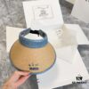 692faeb399f2d84055c86a1a GUCCI Xiangqi 2024 Summer New Arrivals Patchwork Rhinestone Sun Hat with Open Crown