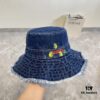 692faeba99f2d84055c86a2c Gucci 2024 Spring New Arrival Denim Fisherman Hat, Unisex Fashion Style with Chinese Dragon Year Design Element