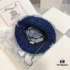 692faebd99f2d84055c86a2f Gucci 2024 Spring New Arrival Denim Fisherman Hat, Unisex Fashion Style with Chinese Dragon Year Design Element