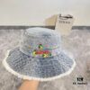 692faebe99f2d84055c86a32 Gucci 2024 Spring New Arrival Denim Fisherman Hat, Unisex Fashion Style