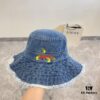 692faec199f2d84055c86a3a Gucci 2024 Spring New Arrival Denim Fisherman Hat, Unisex Fashion Style