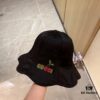 692faef099f2d84055c86a7f GUCCI Wave-Brim Waterproof Smooth Surface Fisherman Hat 2024 Spring/Summer Collection