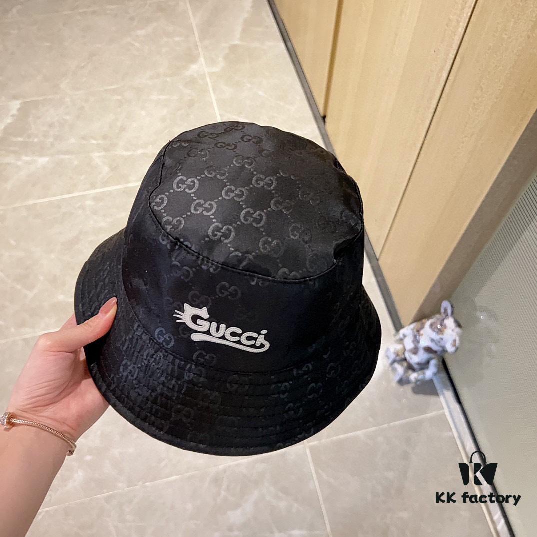 GUCCI XUCCI 2024 New Arrival Designer Unisex Bucket Hat with Dust Bag