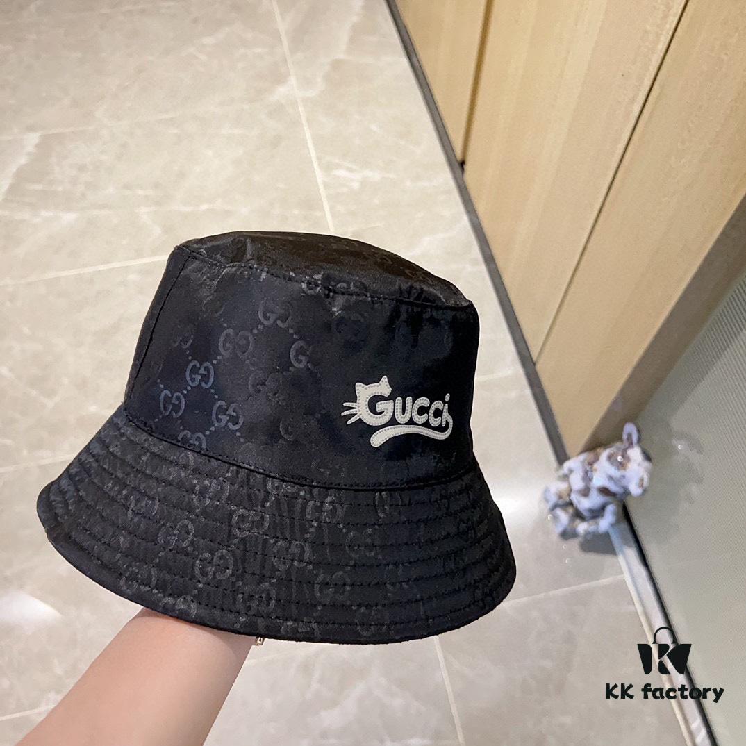 GUCCI XUCCI 2024 New Arrival Designer Unisex Bucket Hat with Dust Bag