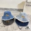 692faf3199f2d84055c86ad7 Gucci 2024 Spring/Summer New Denim Fisherman Hat, Unisex Fashion Style with Dragon Year Element