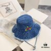 692faf4099f2d84055c86af0 Gucci 2024 Pre-Spring New Denim Fisherman Hat, Unisex Streetwear Style with Zodiac Dragon Year Element
