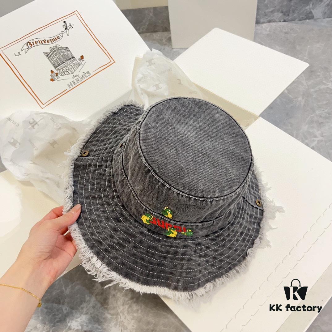 692faf4199f2d84055c86af3 Gucci 2024 Spring New Arrival Denim Fisherman Hat, Unisex Fashion Style