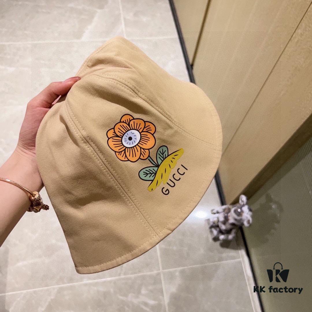 692faf5599f2d84055c86b14 Gucci 2024 New Spring/Summer Dome Flower Popular Bucket Hat