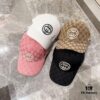 Special Price 💛 Comes with Dust Bag. [GUCCI] 2024 Spring/Summer New Embroidered Baseball Cap, Trendy Fisherman Hat, Knit Cap