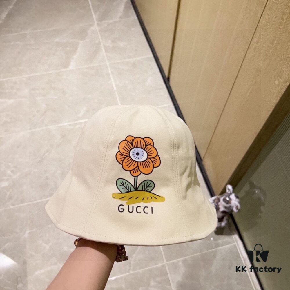 692faf5d99f2d84055c86b24 Gucci 2024 New Spring/Summer Dome Flower Popular Bucket Hat