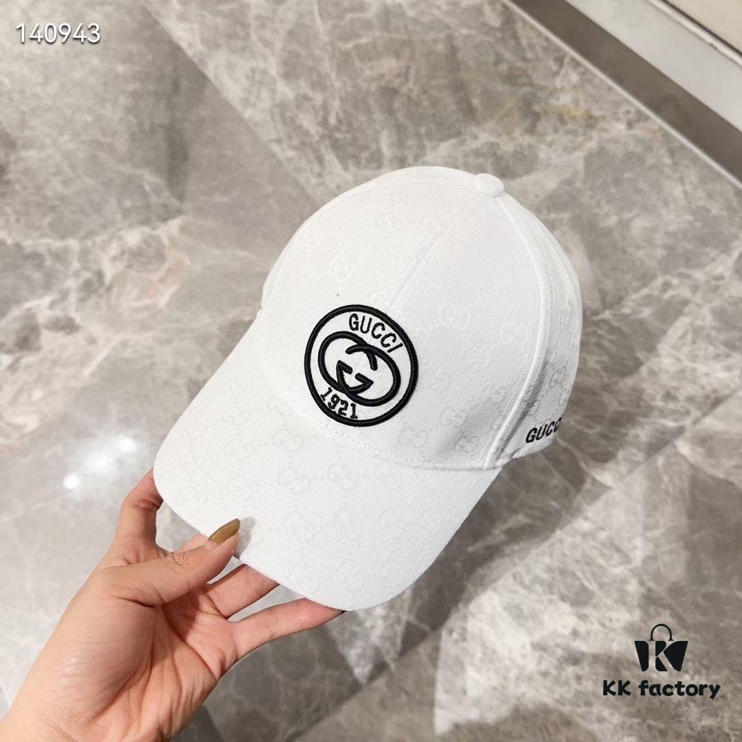 Special Price 💛 Comes with Dust Bag. [GUCCI] 2024 Spring/Summer New Embroidered Baseball Cap, Trendy Fisherman Hat, Knit Cap