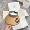 GUCCI x Summer 2024 New Arrival Exclusive Patchwork Sun Hat with Open Top, Unisex Casual Cap