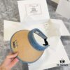 692faf7099f2d84055c86b4d GUCCI Summer 2024 New Arrival Patchwork Rhinestone Sun Hat with Dust Bag