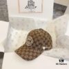 Special Price 💛 With Dust Bag. [GUCCI] 2024 Spring Collection Heavy Embroidered Baseball Cap, Classic Counter Style Unisex Fisherman Cap Knit Hat