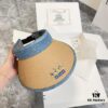 692faf7299f2d84055c86b51 GUCCI Summer 2024 New Arrival Patchwork Rhinestone Sun Hat with Dust Bag