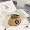 GUCCI x Summer 2024 New Arrival Exclusive Patchwork Sun Hat with Open Top, Unisex Casual Cap