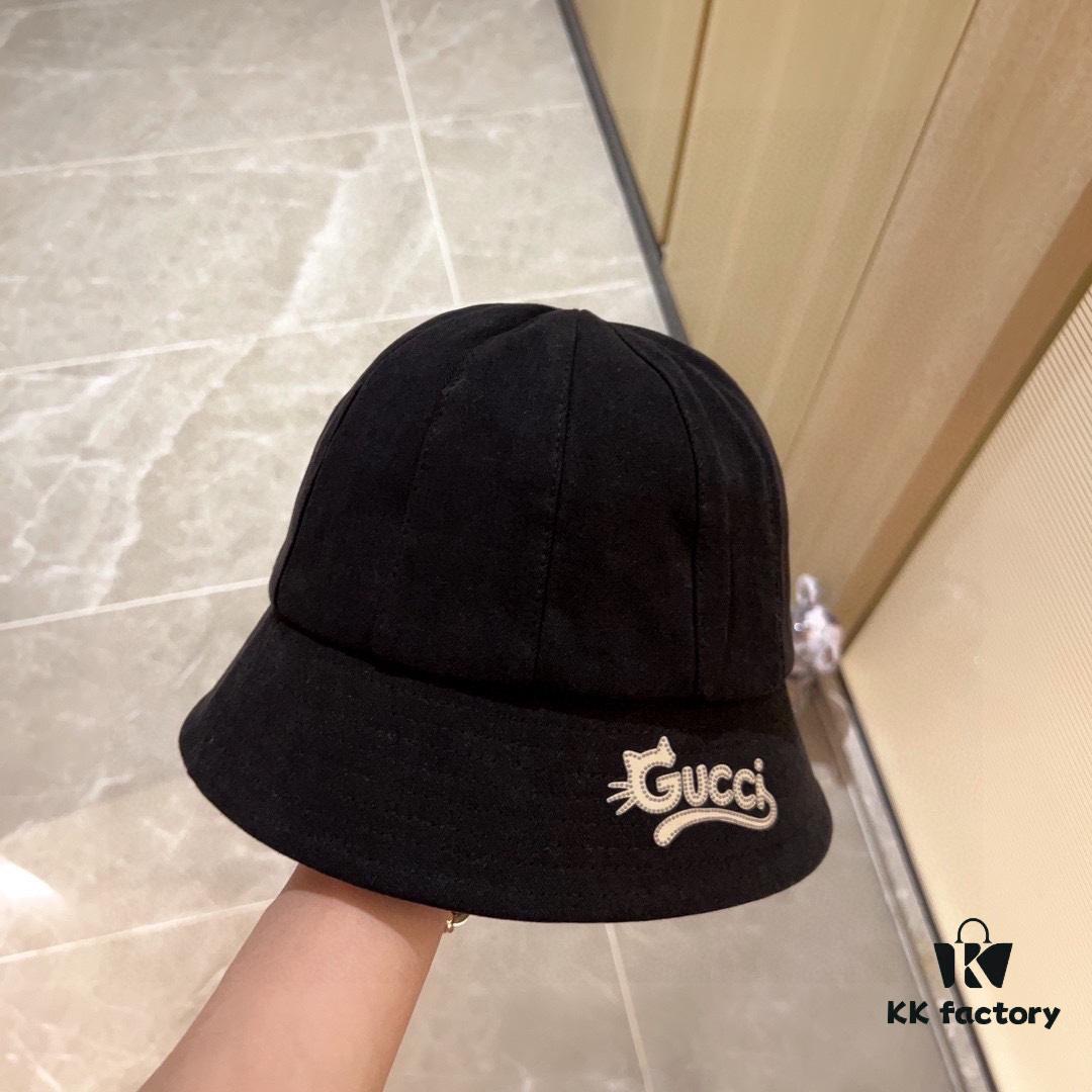 Gucci x Special Dust Bag [Gucci] 2024 New Dome Playful Mini Bucket Hat Fisherman Hat